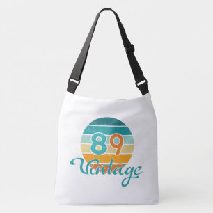 Bolsa Ajustável Pôr do Sol Retro 89 Vintage Destruído