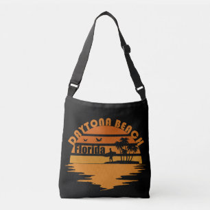 Bolsa Ajustável Pôr do sol vintage Daytona Beach Flórida