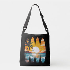 Bolsa Ajustável Pranchas de Surf ao Pôr do Sol