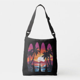 Bolsa Ajustável Pranchas de Surf ao Pôr do Sol