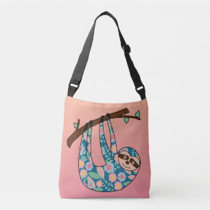 Bolsa Ajustável Preguiça floral