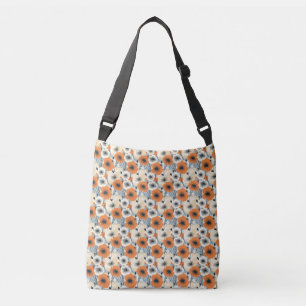 Bolsa Ajustável Presente de Aniversário Laranja, Branco e Preto