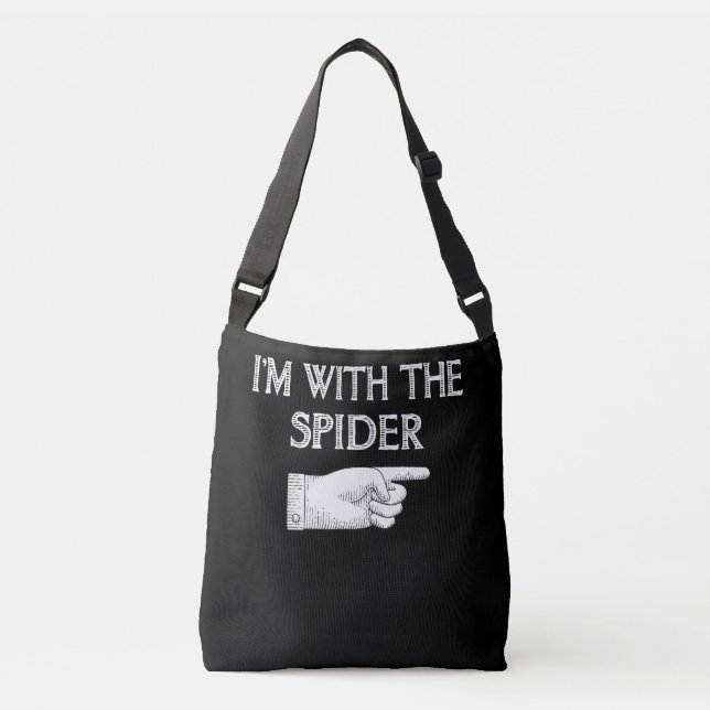 Bolsa Ajustável Presente de aranha | Estou com a fantasia de aranh (Frente)
