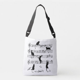 Bolsa Ajustável Presente De Gato E Música, Música De Toque De Gato