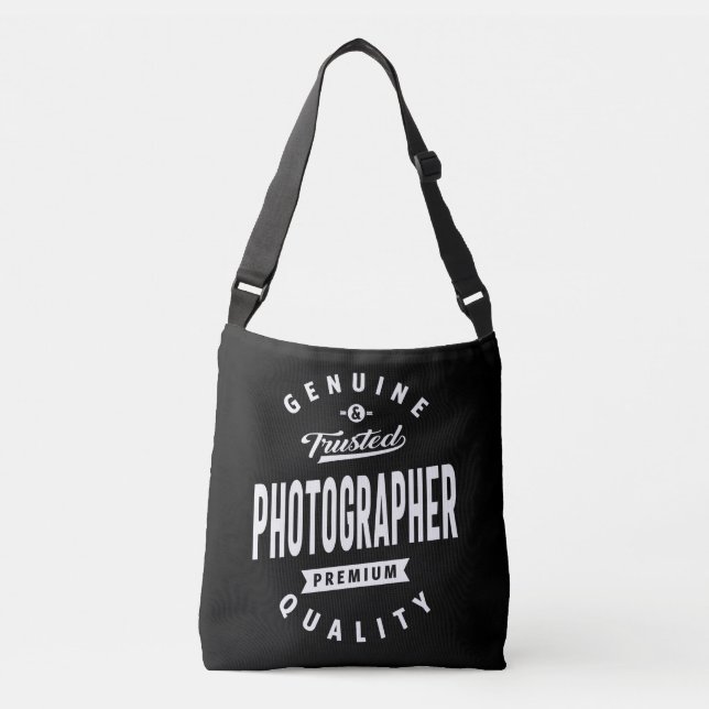 Bolsa Ajustável Presente de Título de Trabalho de Fotógrafo (Frente)