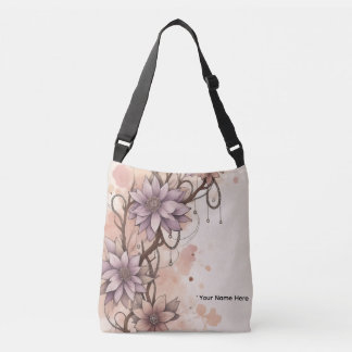 Bolsa Ajustável Presente Personalizado de Dama de Honra Boho Flora