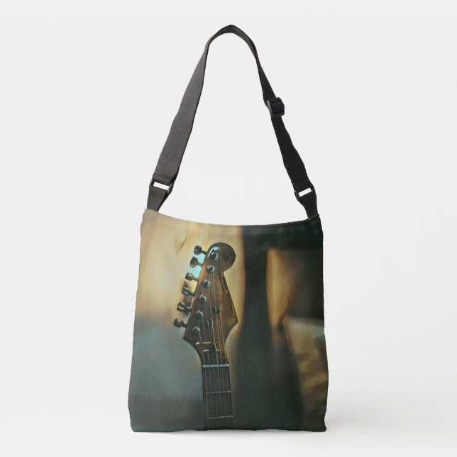 Bolsa Ajustável Presentes de guitarra vindimada (Frente)