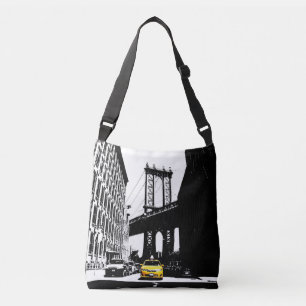 Bolsa Ajustável Preto amarelo da Nova Iorque de Brooklyn Nyc do