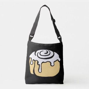 Bolsa Ajustável Preto bonito do design dos desenhos animados do
