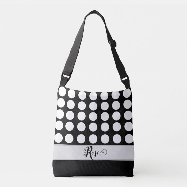 Bolsa Ajustável Preto-branco (Frente)