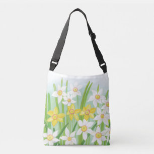 Bolsa Ajustável Primavera Daffodils Amarelo e Branco