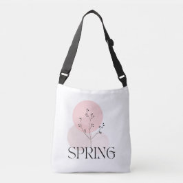 Bolsa Ajustável Primavera Mínimo Rosa e Preto