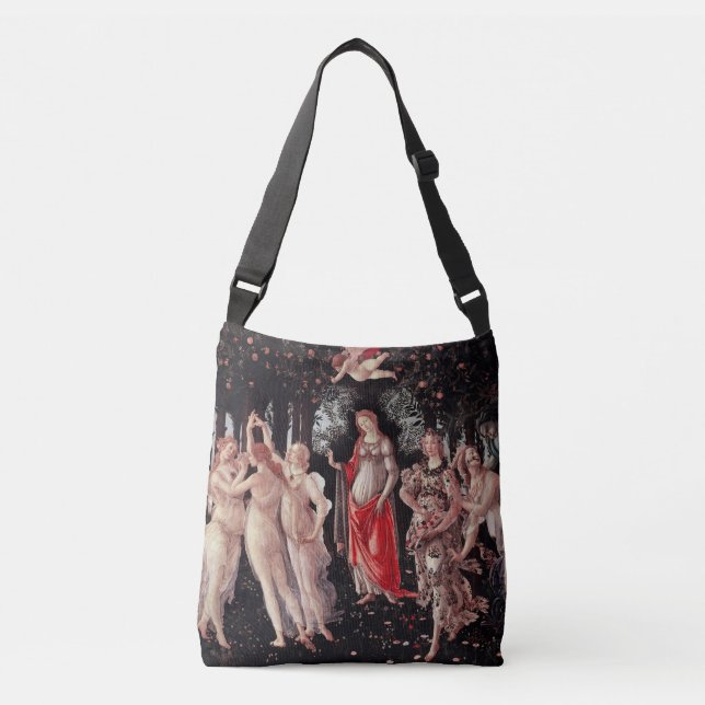 Bolsa Ajustável Primavera Primavera Sandro Botticelli Renascença (Frente)