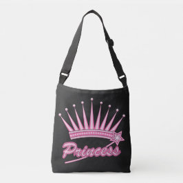 Bolsa Ajustável Princesa Rosa Coroa