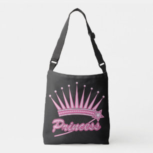 Bolsa Ajustável Princesa Rosa Coroa