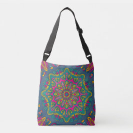Bolsa Ajustável Psychedelic Peacock Mandala