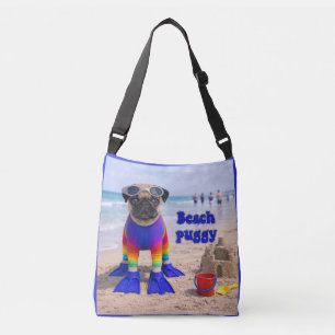 Bolsa Ajustável Pug da Praia