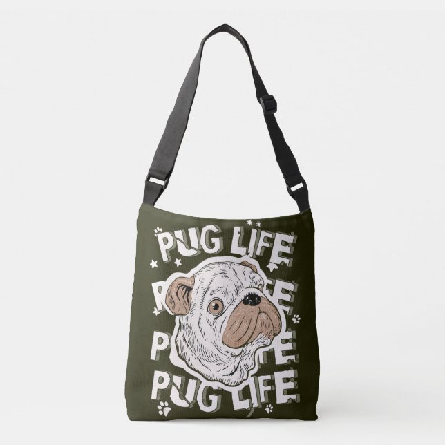 Bolsa Ajustável Pug Life Animal Dog Tob (Frente)