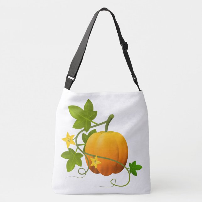 Bolsa Ajustável Pumpkin preto e branco (Verso)