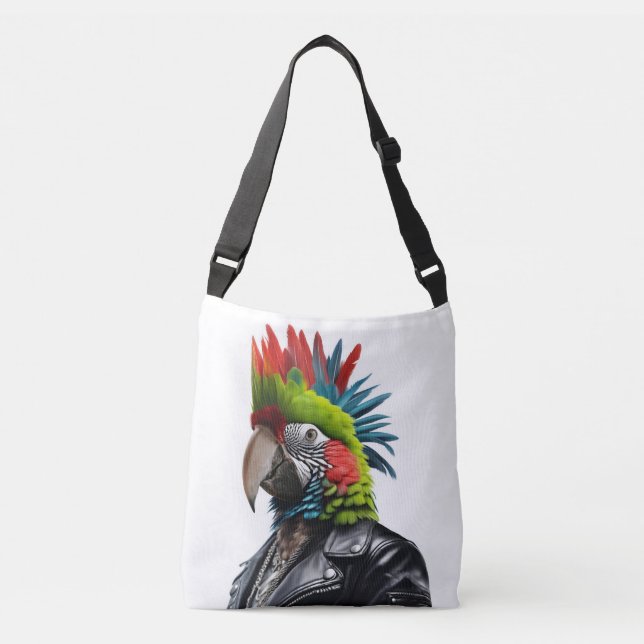 Bolsa Ajustável Punk Parrot (Frente)