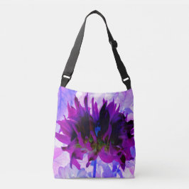 Bolsa Ajustável Púrpura e preto Cactus Dahlia