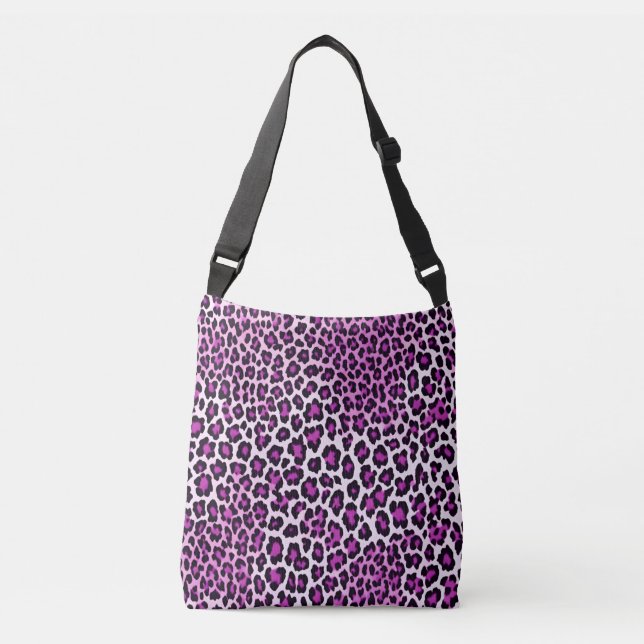 Bolsa Ajustável Púrpura Rosa-Leopardo (Frente)