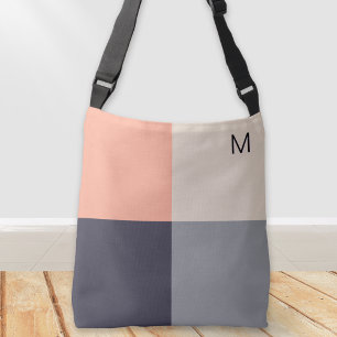 Bolsa Ajustável Quadrados Geométricos Abstratos Modernos Neutros P
