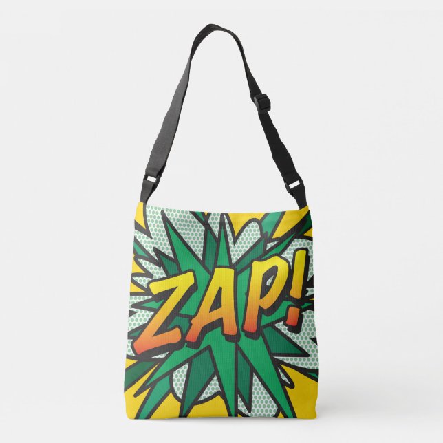 Bolsa Ajustável Quadrinhos Pop Art ZAP! POW! (Verso)