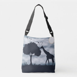 Bolsa Ajustável Quando a Lua sussurra para a Girafa