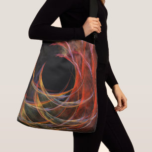 Bolsa Ajustável Quebrando o corpo da cruz Abstrato de arte circula