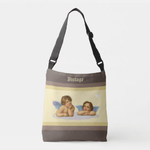 Bolsa Ajustável Querubins Estilosos de Rafael em Tons de Marfim e