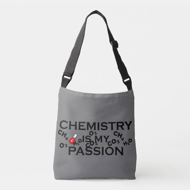 Bolsa Ajustável química é minha paixão citações engraçadas (Frente)