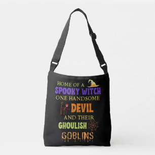 Bolsa Ajustável Quitação do Dia das Bruxas com a aranha do diabo d