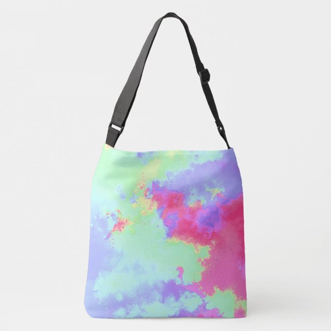 Bolsa Ajustável Rainbow Paint Splatter (Verso)