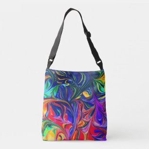 Bolsa Ajustável Rainbow Swirl Trippy Glow Stick