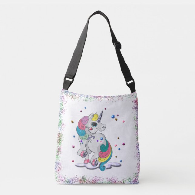 Bolsa Ajustável Rainbow Unicorn (Frente)