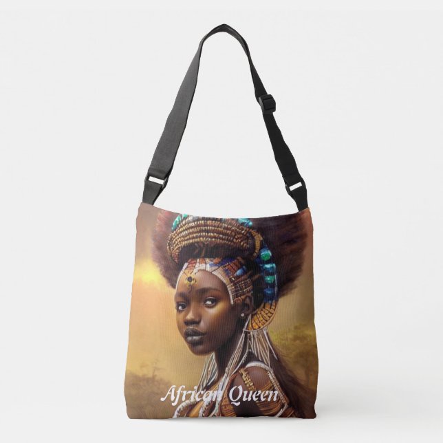 Bolsa Ajustável Rainha Africana (Frente)