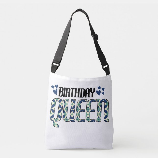 Bolsa Ajustável Rainha de aniversário (Frente)