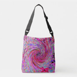 Bolsa Ajustável Raio Floral legal, Rosa Quente e Vermelho, para Re
