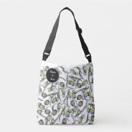 Bolsa Ajustável Ramo de oliveira boêmio pintado à mão