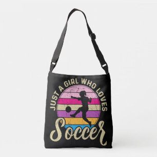 Bolsa Ajustável Rapariga ama futebol Colorida Sunset