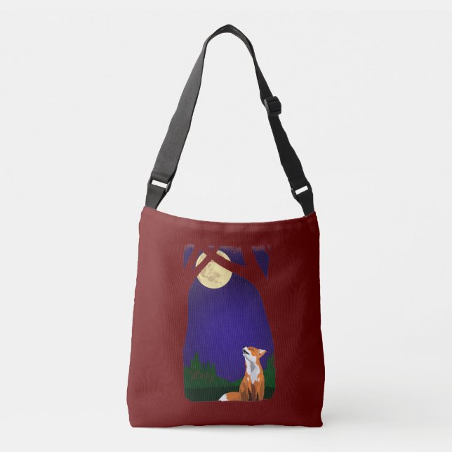 Bolsa Ajustável Raposa de lua de cheio (Frente)