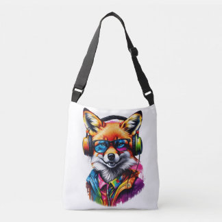 Bolsa Ajustável Raposa em fones de ouvido e óculos