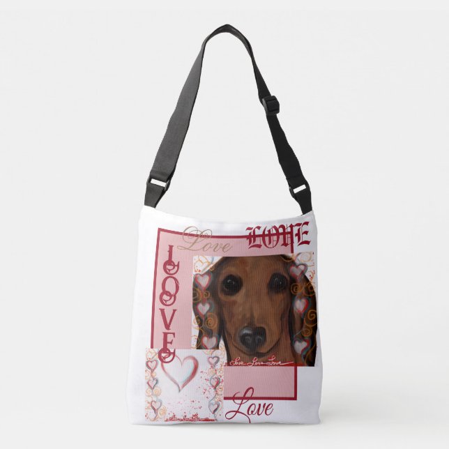 Bolsa Ajustável Red Dachshund (Frente)