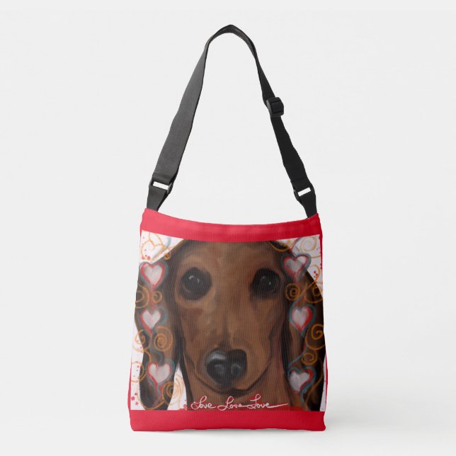 BOLSA AJUSTÁVEL RED DACHSHUND (Frente)