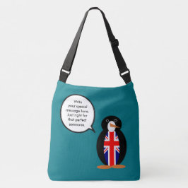 Bolsa Ajustável Reino Unido Falando Sra. Pinguim