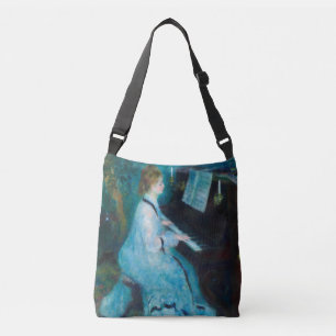 Bolsa Ajustável Renoir Mulher Impressionista do Piano Vintage