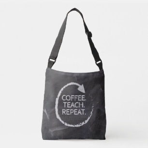 Bolsa Ajustável Repetição de Ensino Café Chalkboard