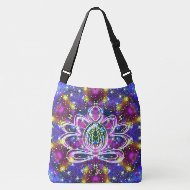 Bolsa Ajustável Resplandecente Lótus Zen (Frente)