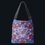 Bolsa Ajustável Resplendent Zen Lotus<br><div class="desc">In a stellar kaleidoscope the spirit of the Zen Lotus centers its energy. Center your energy and become as one with this cosmic tote of the new age. Pack your bag with your mat and block and blanket and head for the ashram to do your practice. Perfect for all your...</div>
